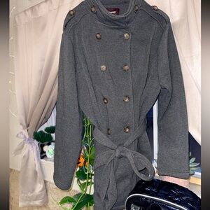 Chic Double-Breasted Women's Pea Coat